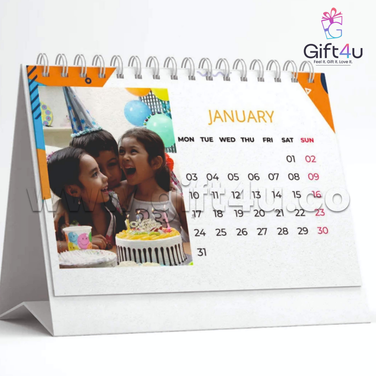 CA1 G4U SnapCal 12 – Custom Table Calendar