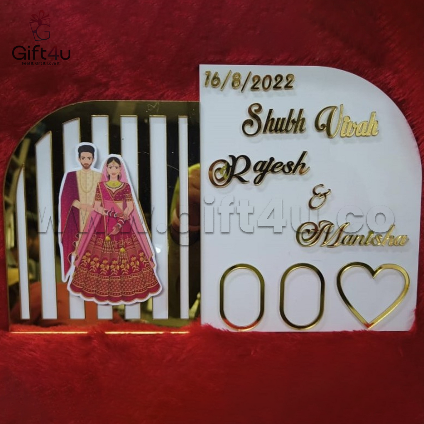 G4U AWF1 Forever Prints – Acrylic Wedding Keepsake