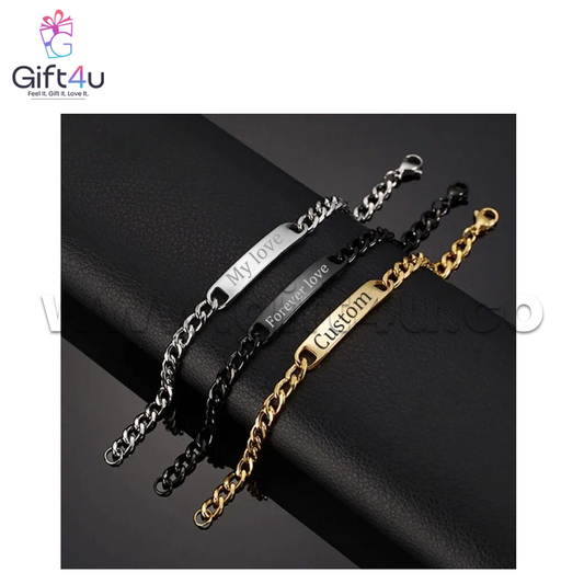 G4U LB2 NameTag Chain Bracelet