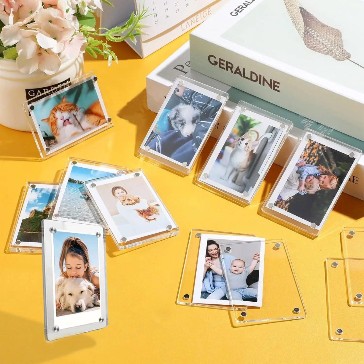 Custom Polaroid Photo Fridge Magnets (3×4 Inch)