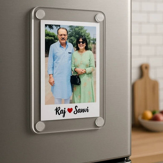 Custom Polaroid Photo Fridge Magnets (3×4 Inch)