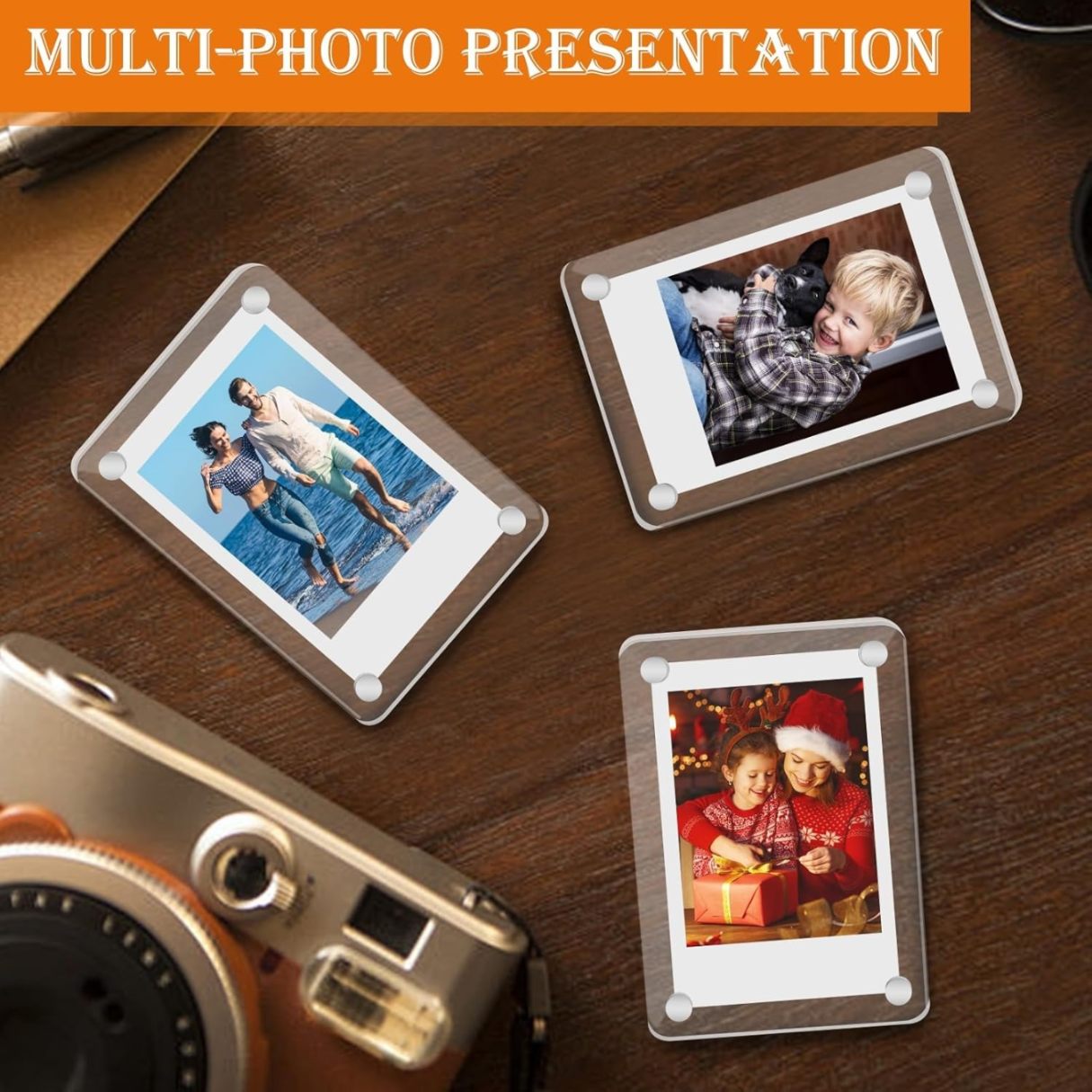 Custom Polaroid Photo Fridge Magnets (3×4 Inch)