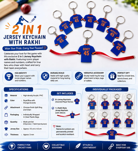 G4U RT 03 TeamBond T-Shirt Rakhi Keychain Combo