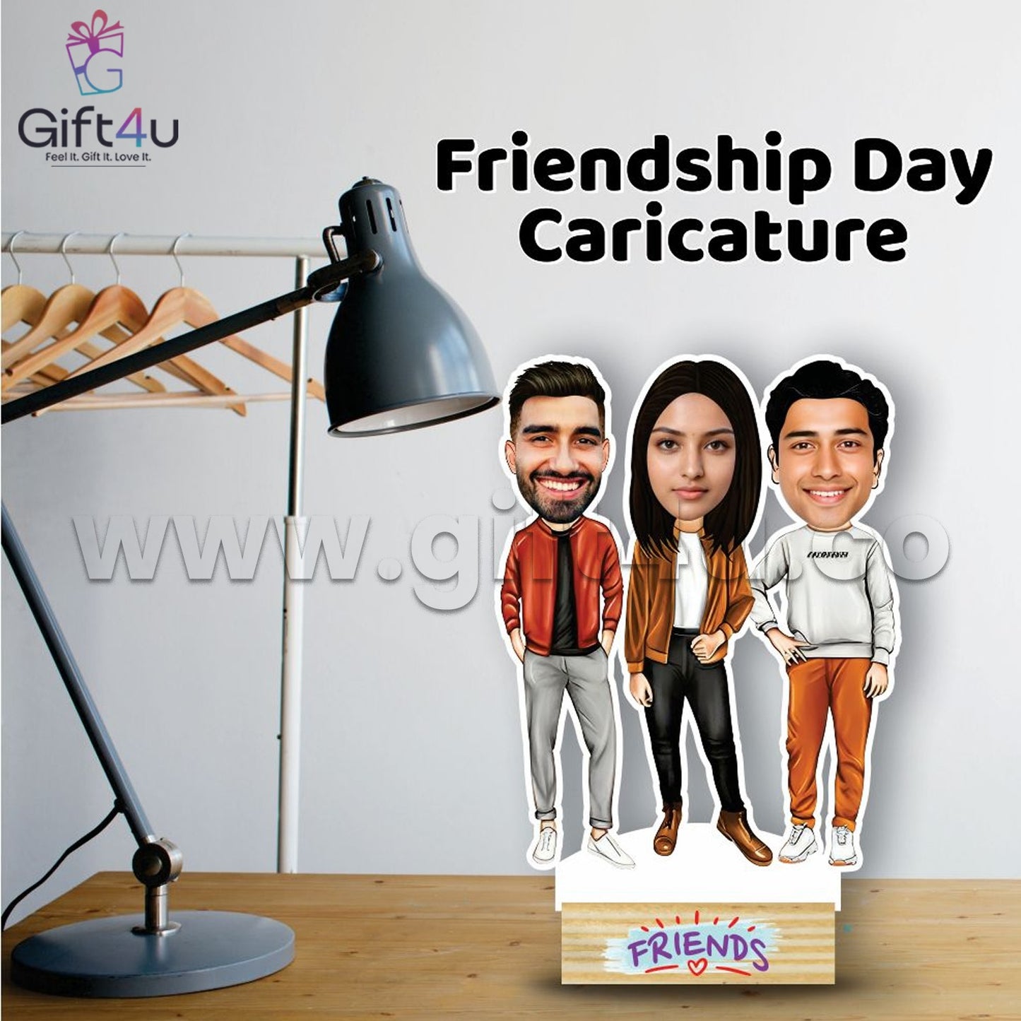 BroBond Caricature Standee