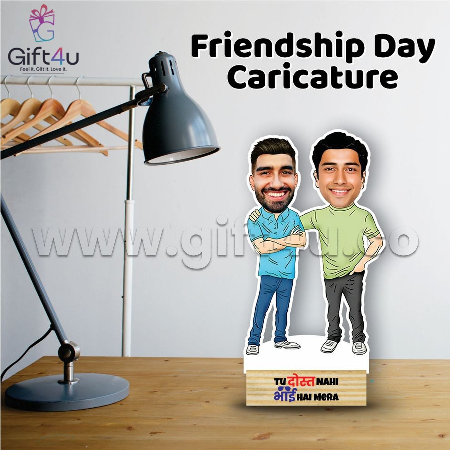 BroBond Caricature Standee
