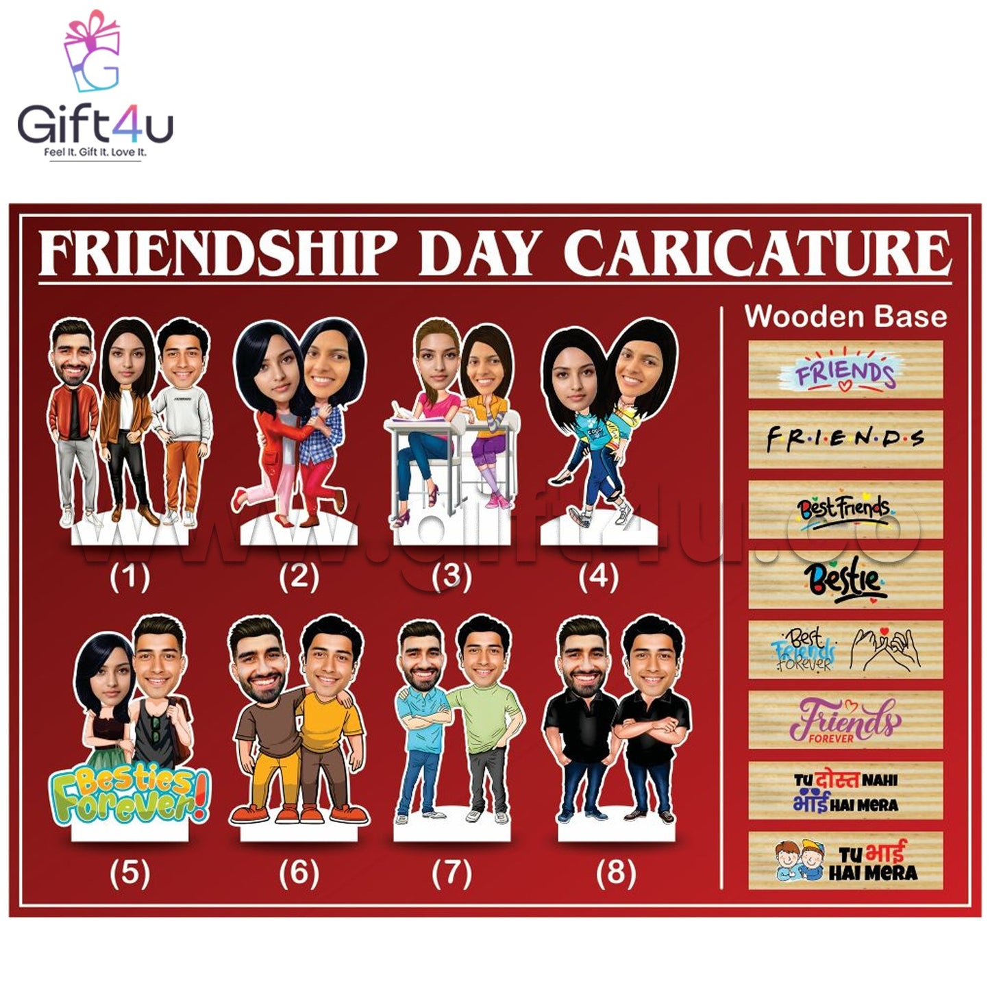 BroBond Caricature Standee