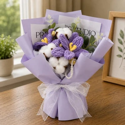 Lavender Crochet Bouquet 💜