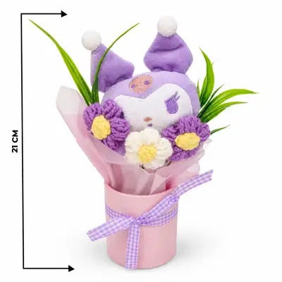 Purple Plush Flower Bouquet 💜